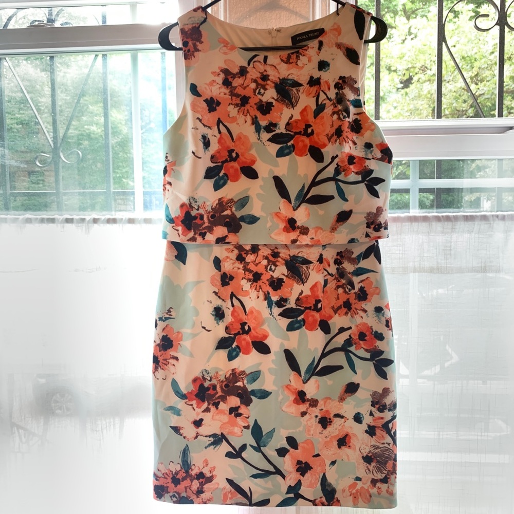 Knee-length Floral Dress